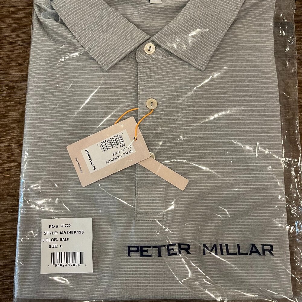 NWT Peter Millar - Halford Performance Jersey Polo L